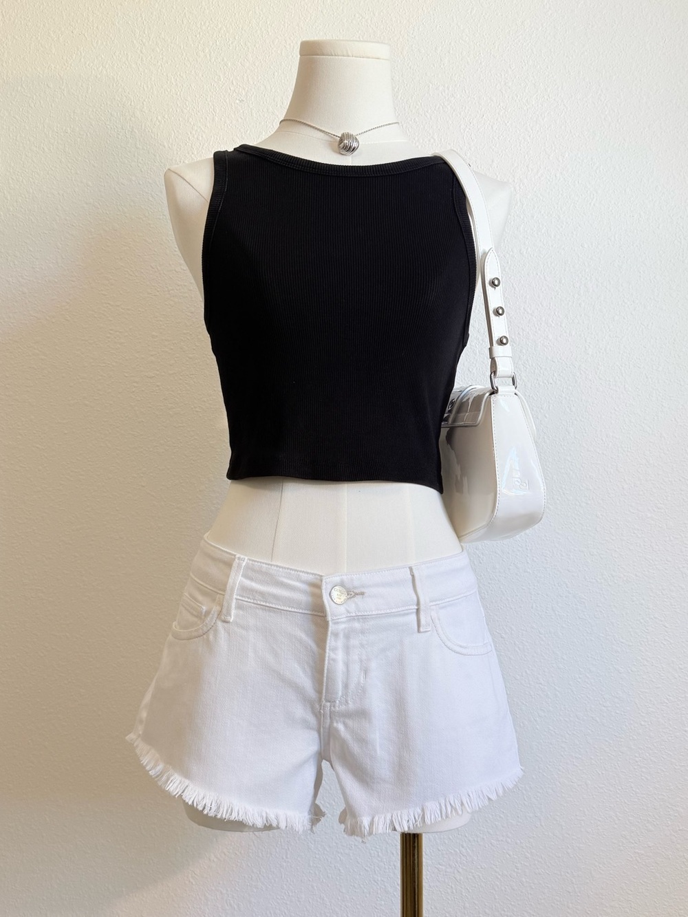 Y2K Guess Low Rise Cutoff Denim Micro Shorts Coastal Cowgirl Festival Boho - Picture 3 of 8
